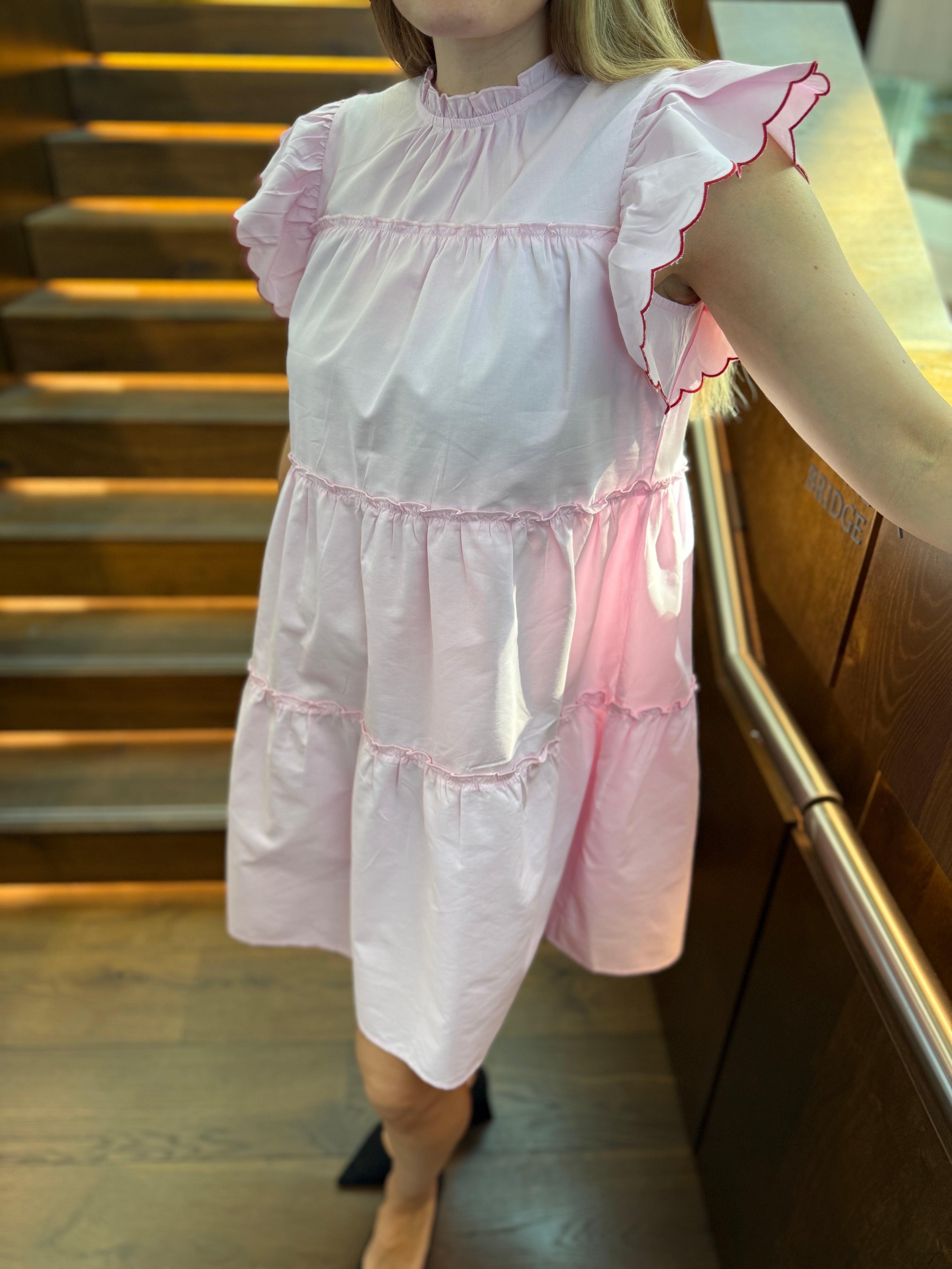 PCJILLA Short Dress - Pink Tulle